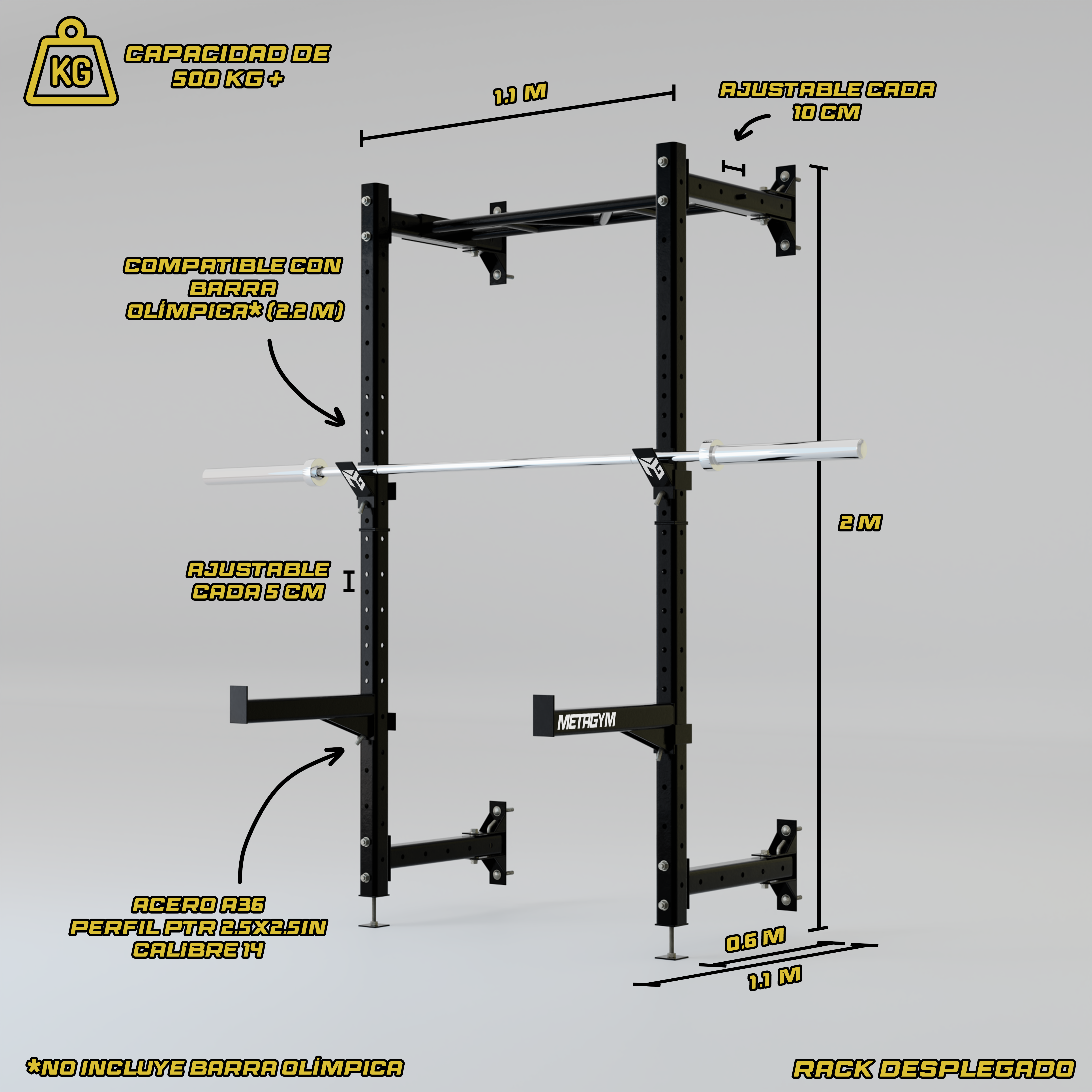 RACK PLEGABLE COMPLEX