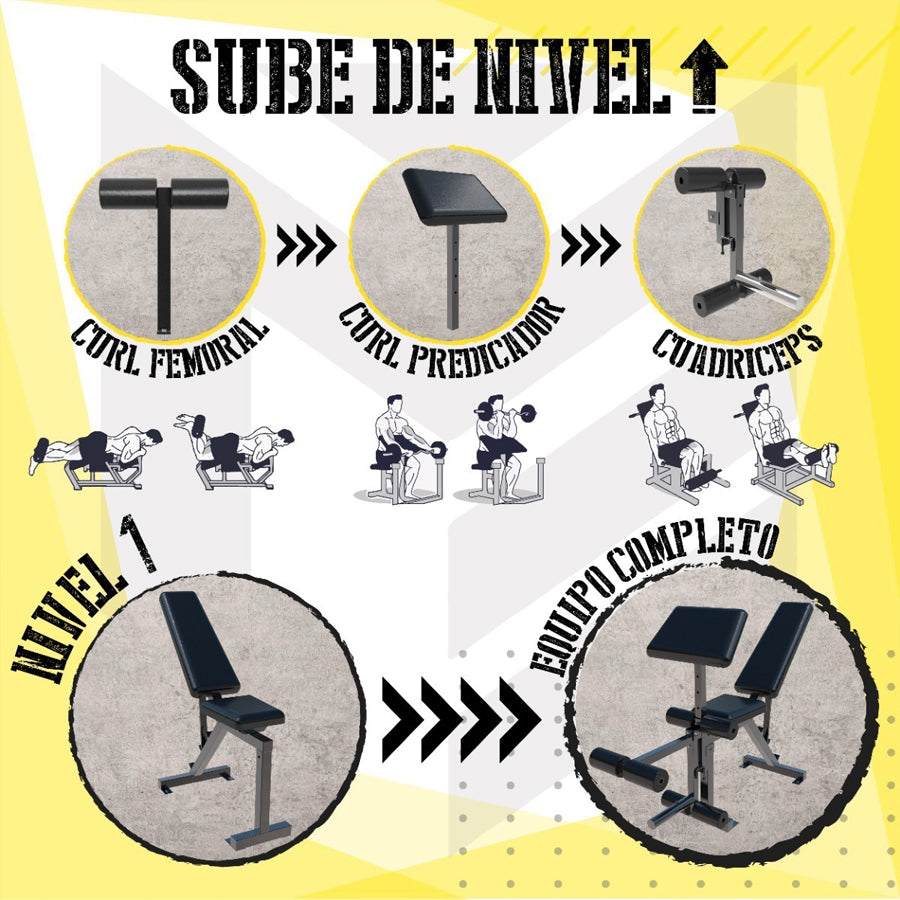 Aditamento Curl Femoral Acostado